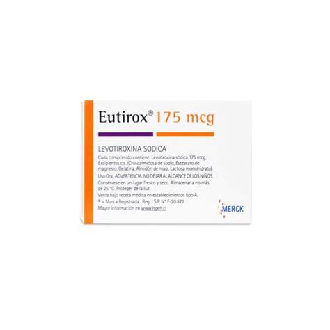 Eutirox X50 Comprimidos De 175 Mcg Redfarma Una Farmacia Online En