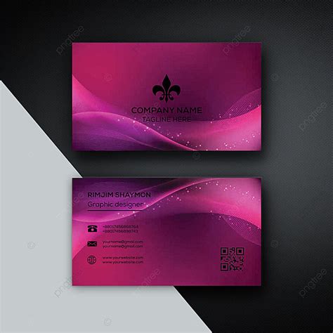 Purple Color Business Card Design Template Download on Pngtree