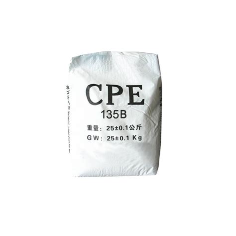 Chemical PVC Additive Chlorinated Polyethylene CPE135B Powder For PVC