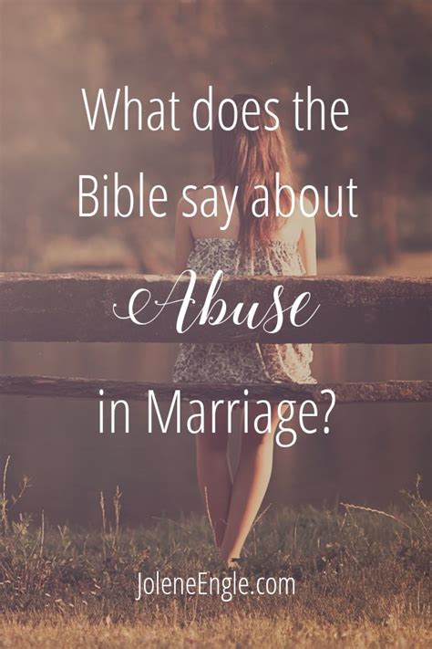 What Does The Bible Say About Abuse In Marriage