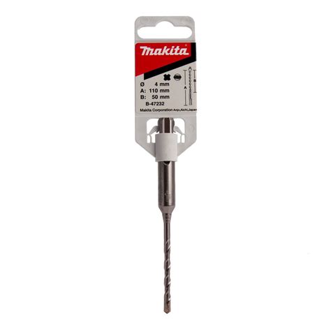 Makita B 47232 Performance Sds Plus Drill Bit 4mm X 110mm Power Tool