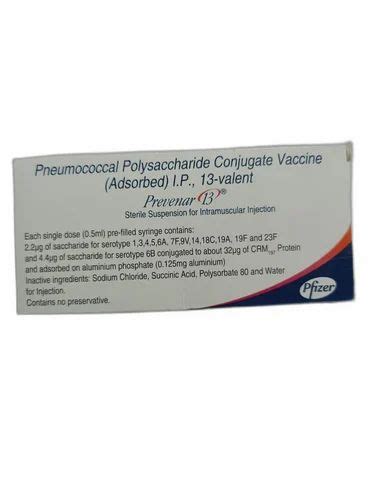 Prevnar 13 Injection 0 5ml Prescription At Rs 3801 In Ahmedabad ID