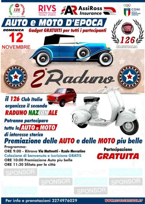 Raduno Nazionale Auto E Moto D Epoca Motoraduno Sarno Salerno