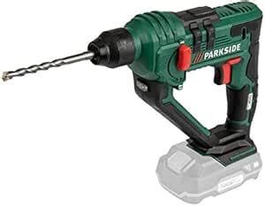 Parkside Cordless Hammer Drill Pabh Li B With X Sds Plus Bits X