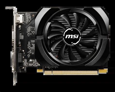 MSI VGA Gaming NVIDIA GeForce GT730 4G DDR3, N730K-4GD3/OCV1 64-Bit ...