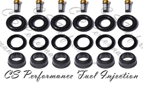 Fuel Injector Seal Repair Kit Orings Filter Caps 00 05 3 8 V6 CSKDL26