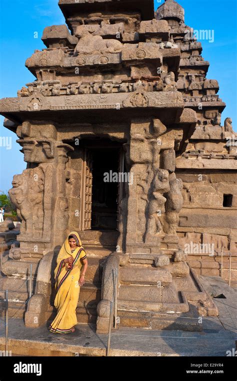 India Tamil Nadu State Mahabalipuram Or Mamallapuram The Shore