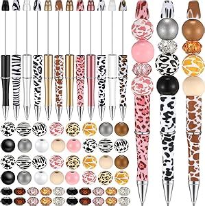 Amazon Set Plastic Beadable Pens Assorted Bead Pens Wood Beads