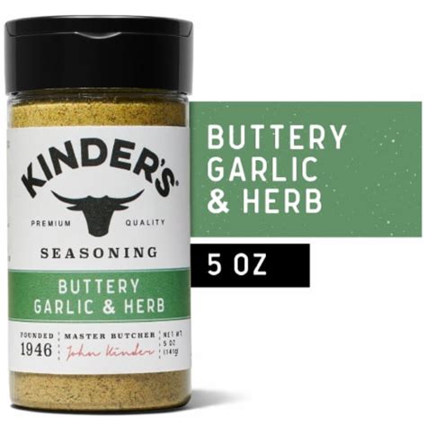 Kinder S® Buttery Garlic And Herb Handcrafted Premium Dry Seasoning 5 Oz Fred Meyer