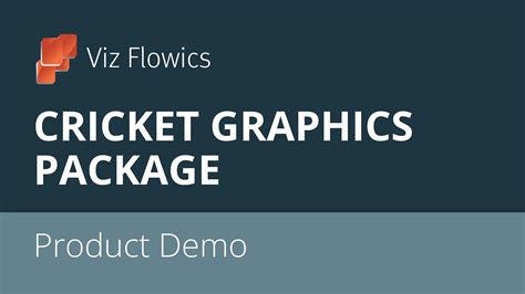 Viz Flowics Cricket Broadcast Graphics Product Demo Youtube