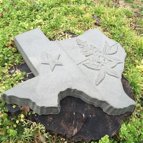 Concrete Mold State Of Texas Stepping Stone Mold For You Will Etsy