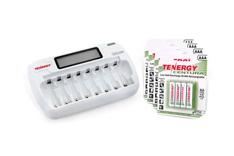 Tenergy Tn162 8 Bay Aa Aaa Nimh Nicd Smart Charger 16 Pack Aaa Centura Low Self Discharge Nimh