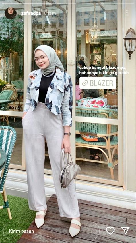 Pin Oleh Ayu Ambar Di Outfits Casual Hijab Outfit Perlengkapan Hijab