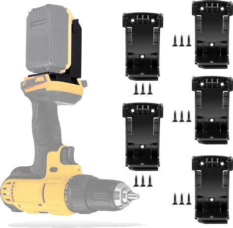 Laimiao Lot De 5 Supports 2 En 1 Pour Outil Dewalt 18 V 20 V Et