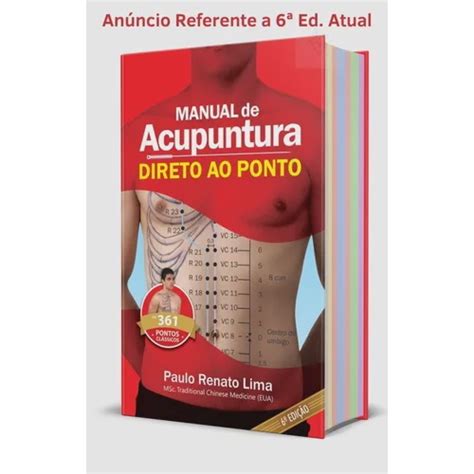 Livro Manual De Acupuntura Direto Ao Ponto 5ª Edição Submarino