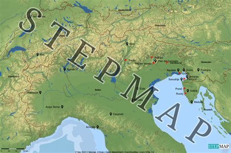 Stepmap Reise Landkarte F R Mittelmeer