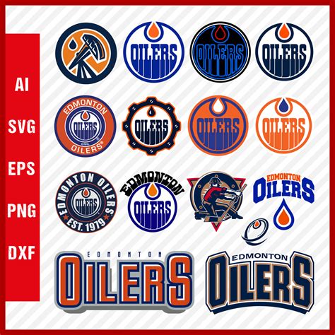 edmonton oilers svg nhl national hockey league team svg logo clipart