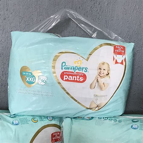 Fralda Pampers Pants Premium Care Xxg 90 Unidades Pacotão Em Promoção