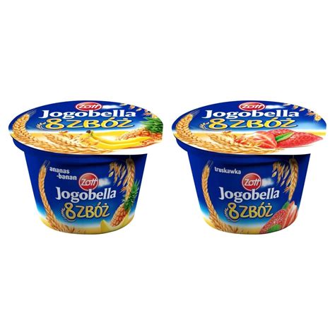 Zott Jogobella 8 Zbóż Jogurt owocowy Standard 200 g Zakupy online z