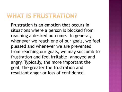 Frustration | PPTX