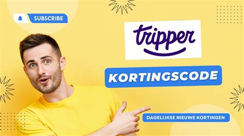 KORTINGSCODE Tripper Ontvang Korting Op Je Bestelling YouTube