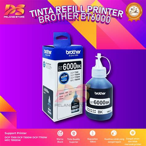 Jual Tinta Brother Bt Bk Tinta Printer Dcp T Dcp T W Dcp T W