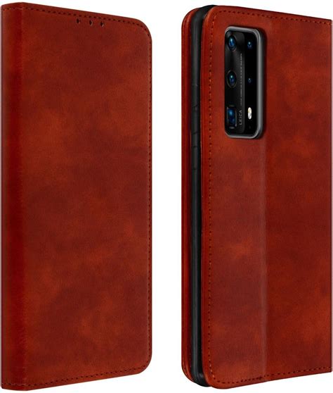 Avizar Etui Portfel Z Klapką Wąska Obudowa Huawei P40 Pro Silikonowa