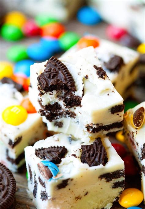 Loaded Mandm Oreo White Chocolate Fudge Recipe White Chocolate Fudge