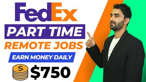 How To Make Money Online Fedex Remote Jobs Part Time Fedex Careers