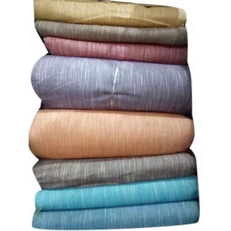 Plain Shirt Cotton Fabric GSM 150 200 GSM Packaging Type Lump At Rs