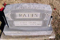 Ethel Irene Elrod Ratts 1904 1968 Mémorial Find a Grave