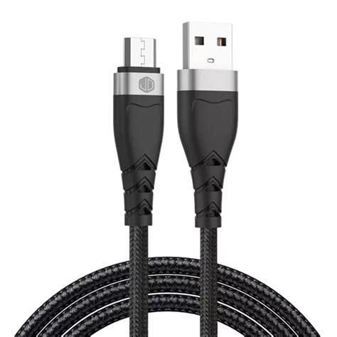 Cable De Carga Y Datos Jd D Usb A Micro Usb A Negro Carga Rapida