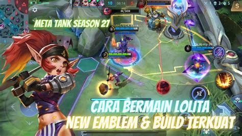 Cara Bermain Dan Rotasi Hero Lolita Dimeta Sekarang Best Build Dan