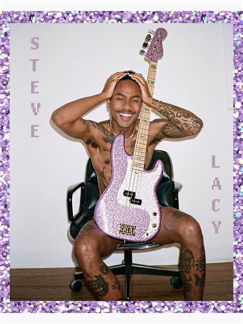 Steve Lacy Sticker For Sale By Jujubinkz Redbubble