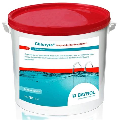 Chloryte Chlore Non Stabilisé 5 kg BAYROL Produits d entretien de