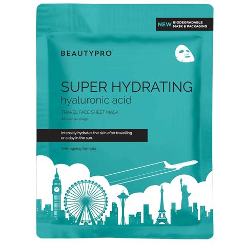 Beautypro Super Hydrating Hyaluronic Acid Travel Face Sheet Mask Lookfantastic Uae