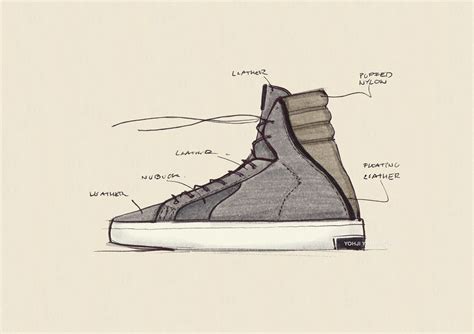 Adidas Y Lt Mid On Behance Sneakers Sketch Sketches Y