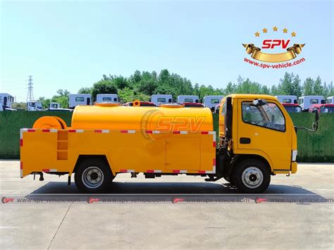 3 000 Liters Sewer Jetting Truck High Pressure Cleaning Truck Water