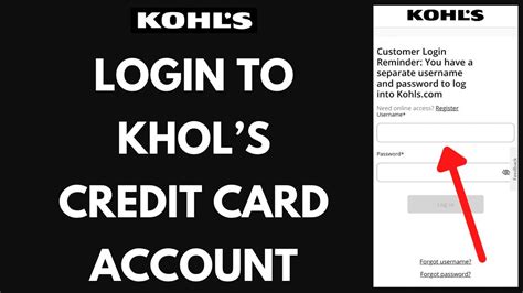 Kohl S Card Login How To Sign In Kohls Credit Card Online