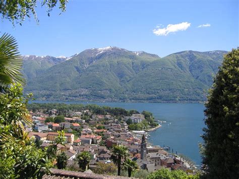 BERGFEX: Panoramic map Ascona: Map Ascona - Alp - Ascona