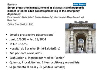 Utilidad De La Procalcitonina En Urgencias PPT