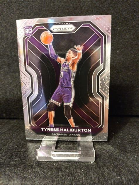 Tyrese Halliburton 2020 21 Panini Prizm Base 262 Kings Rookie EBay