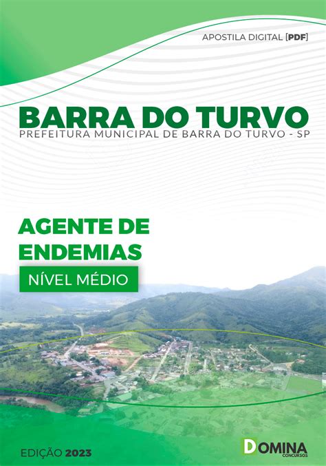 Apostila Pref Barra Do Turvo SP 2023 Agente Endemias