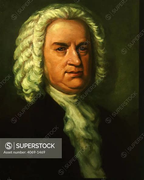 Johann Sebastian Bach 1685 1750 German Composer Superstock