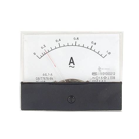 ELECTROPRIME 44L1 A AC 1A Rectangle Panel Analogue Current Meter