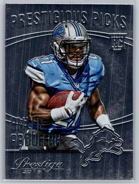 2015 Panini Prestige 12 Ameer Abdullah Prestigious Picks EBay