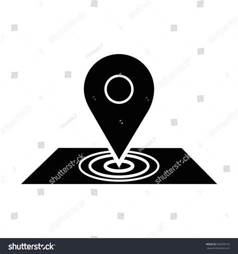 Contour Map Symbol Delivery Services Stock Vector (Royalty Free ...