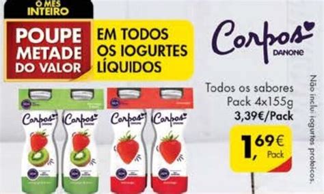 Promo O Iogurtes L Quidos Corpos Danone X G Em Pingo Doce