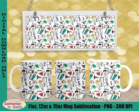 11oz 12oz Cricut Mug Press And 15oz Bundle Mug Sublimation Png Templates 300 Dpi Doctor