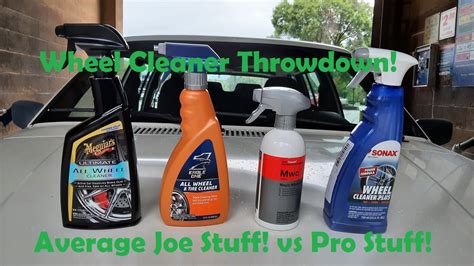 Wheel Cleaner Reviews Pro Stuff Vs Average Joe Stuff Sonax Vs Koch